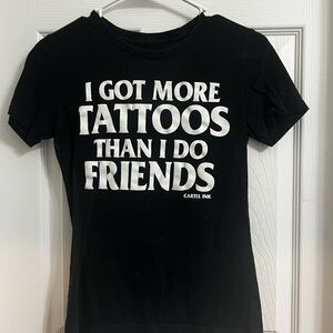 Cartel Ink Black Short Sleeve Tee